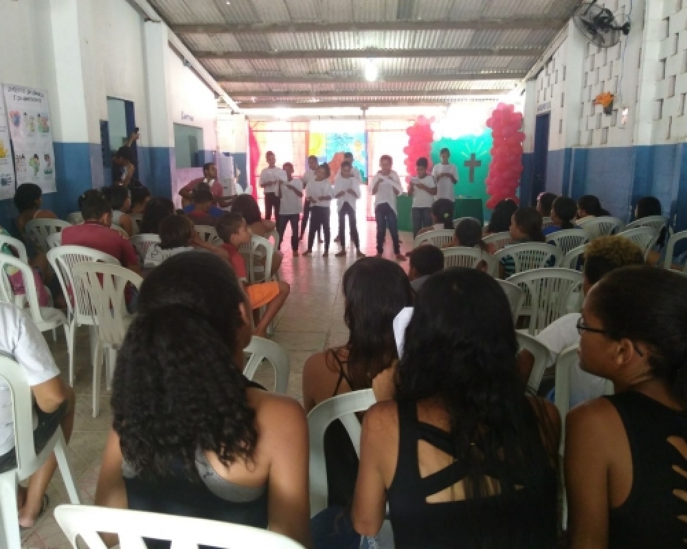 SCFV de Luziápolis realizou atividade com a temática sobre o verdadeiro sentido da pascoa