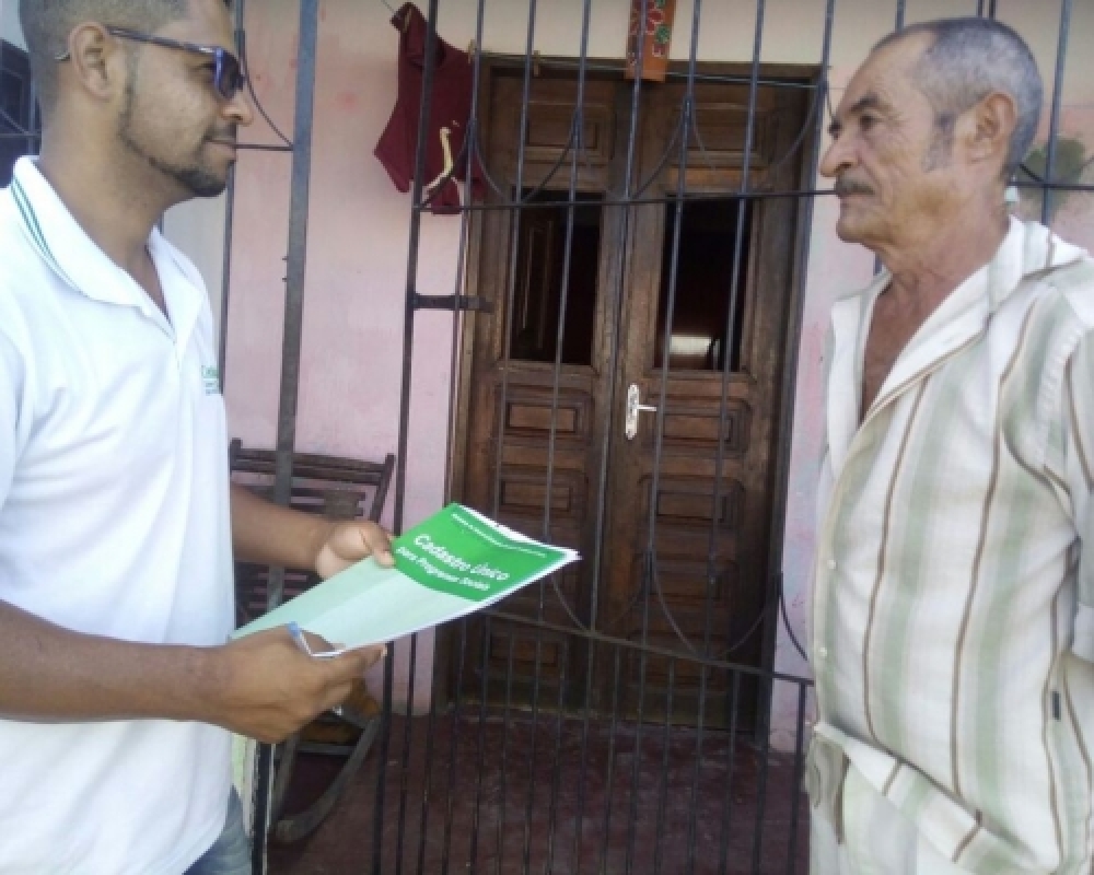 Equipe do Cadastro único realiza busca ativa aos beneficiários do BPC para inclusão no cadúnico