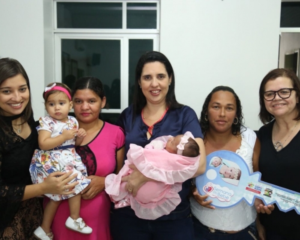 Campo Alegre realizou a IV Semana do bebê com o tema Cuidando da Família e do Bebê