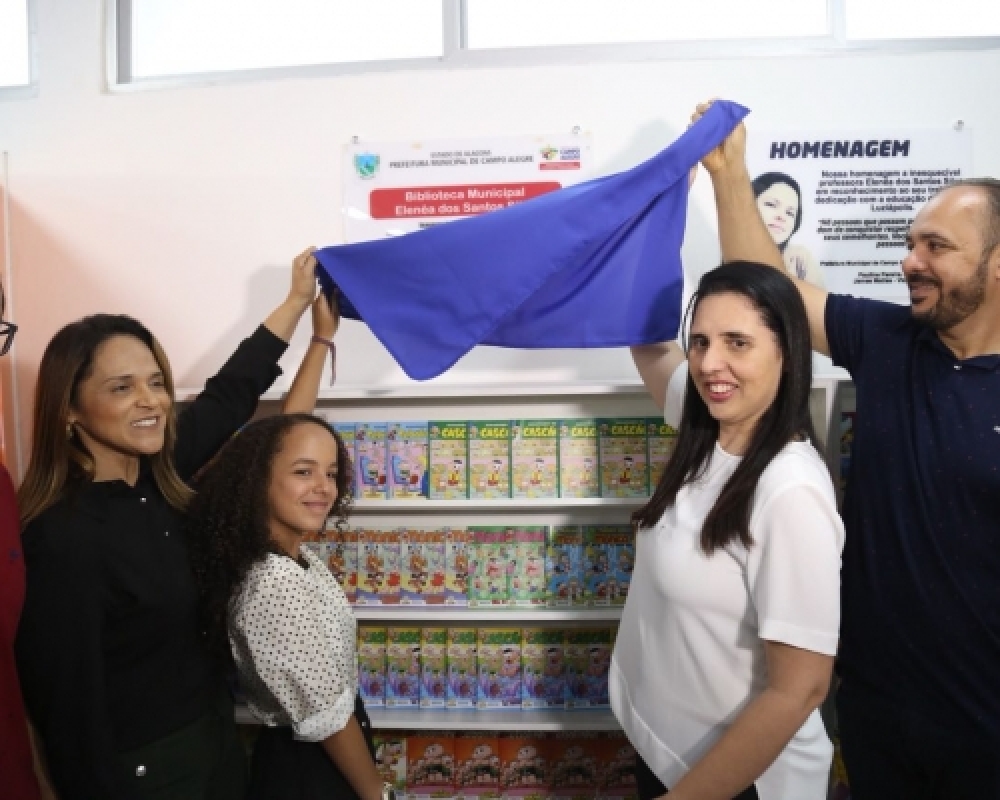 Prefeitura inaugura Biblioteca Pública em Luziápolis e entrega mais casas populares