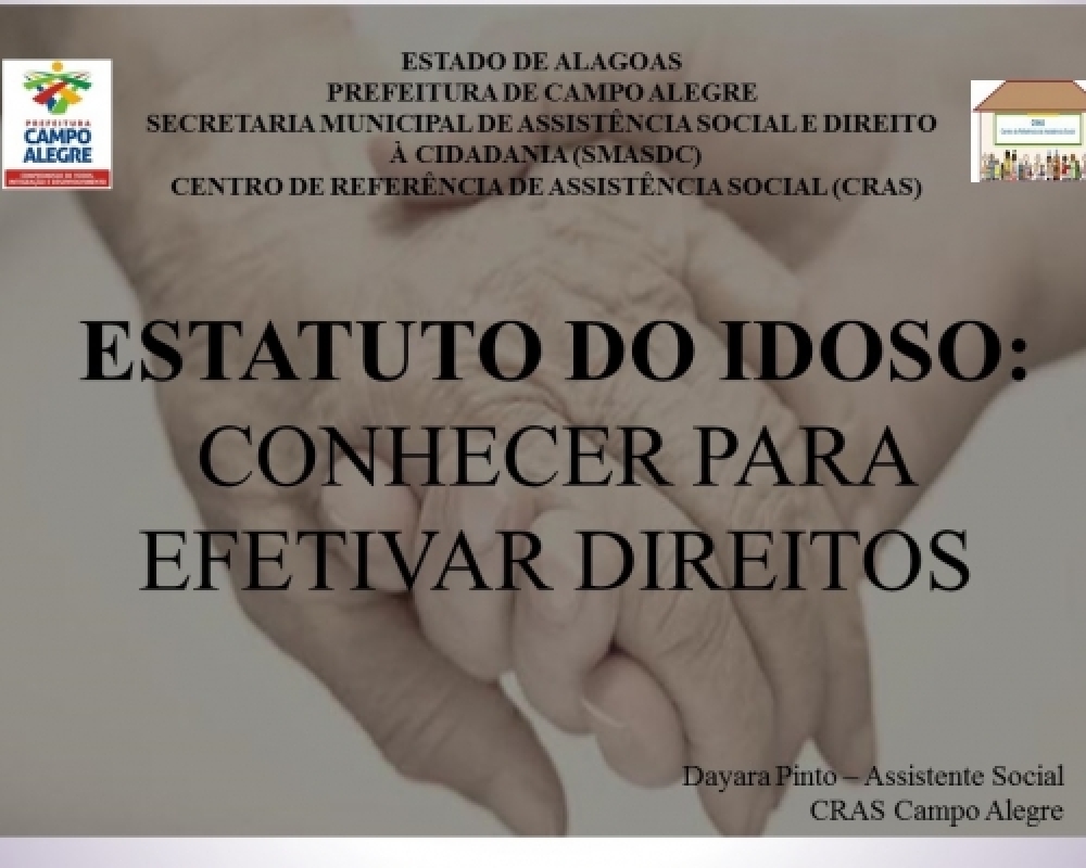 CRAS realiza palestra sobre o Estatuto do Idoso para as idosas do SCFV da sede