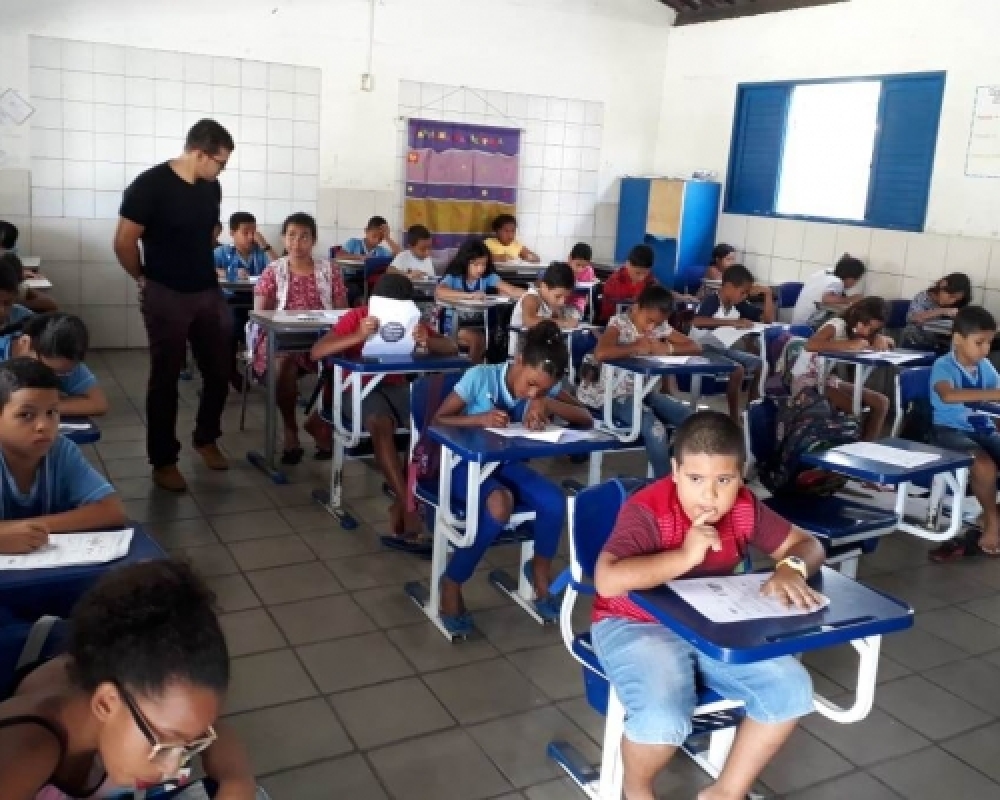 Secretaria de Educação realiza simulado para os estudantes das turmas dos 4º e 8º anos