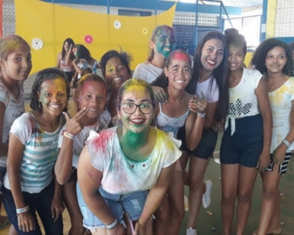 SCFV de Luziápolis realizou a II Festa das Cores para os grupos de Adolescentes 