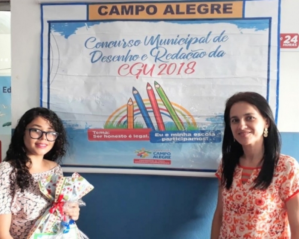 SEMED realizou premiação municipal para alunas destaque no Concurso de Desenho e Redação da CGU