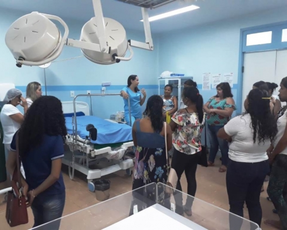 Gestantes de Luziápolis participam de visita a Maternidade do Hospital de Campo Alegre