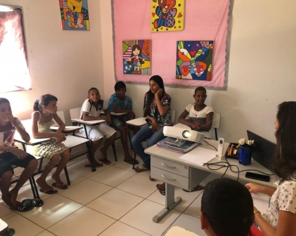 CRAS sede realiza roda de conversa com crianças e adolescentes atendidas pelo Projeto CoMviver