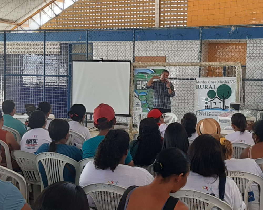 Reunião de encerramento do projeto social do PNHR de Luziápolis e Chã da Imbira