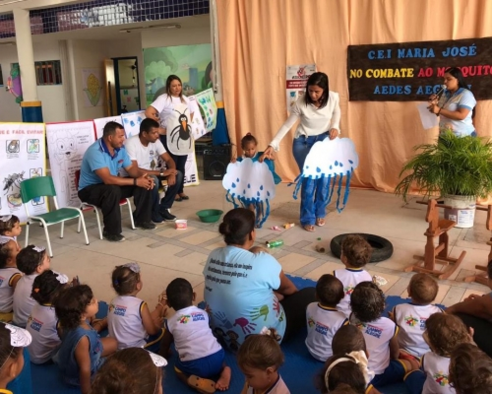 CEI Maria José realiza ações de sensibilização de Combate ao Mosquito da Dengue