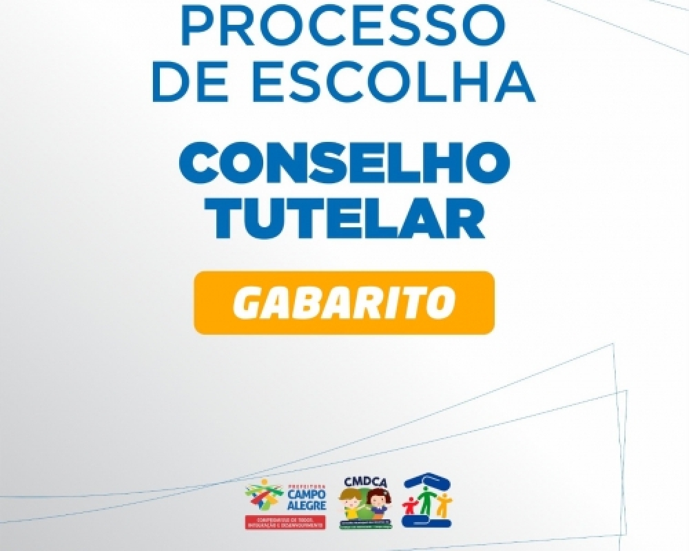 Conselho Municipal divulga gabarito da prova objetiva do Processo de Escolha de Conselheiros Tutelar