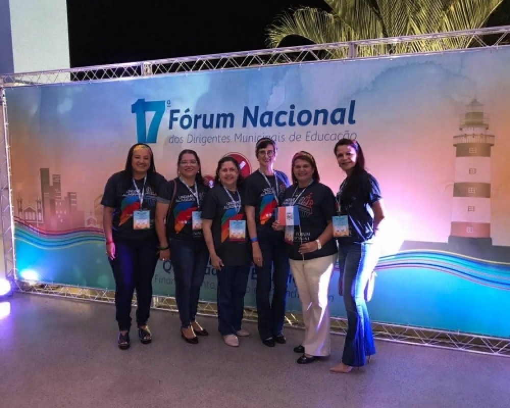 Secretárias de Campo Alegre participam do 17° Fórum Nacional dos Dirigentes Municipais de Educação