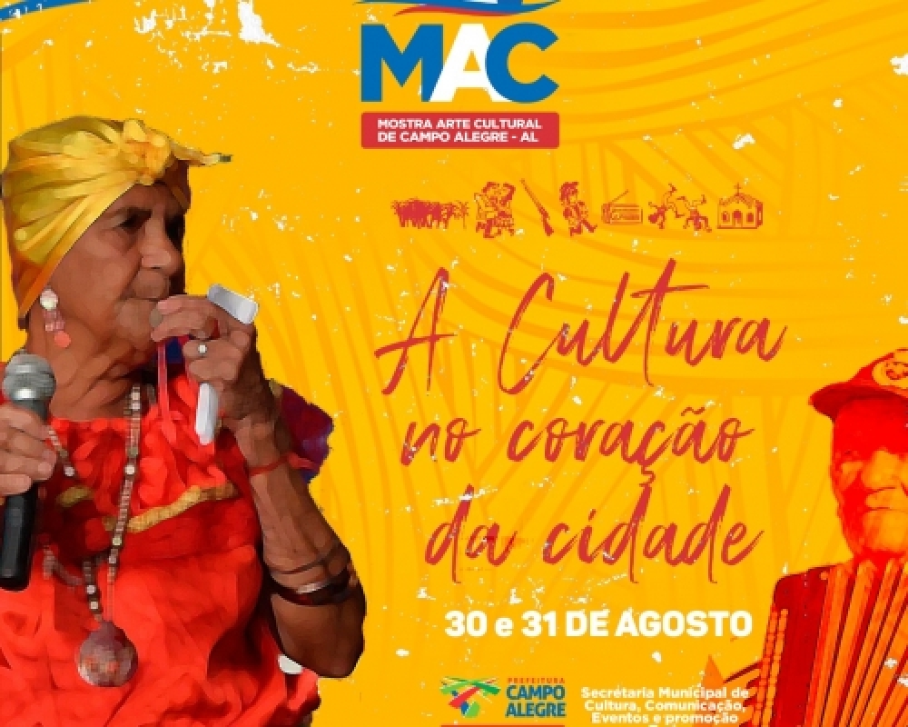 XII edição da Mostra Arte Cultural de Campo Alegre acontecerá na sede e distrito Luziápolis 