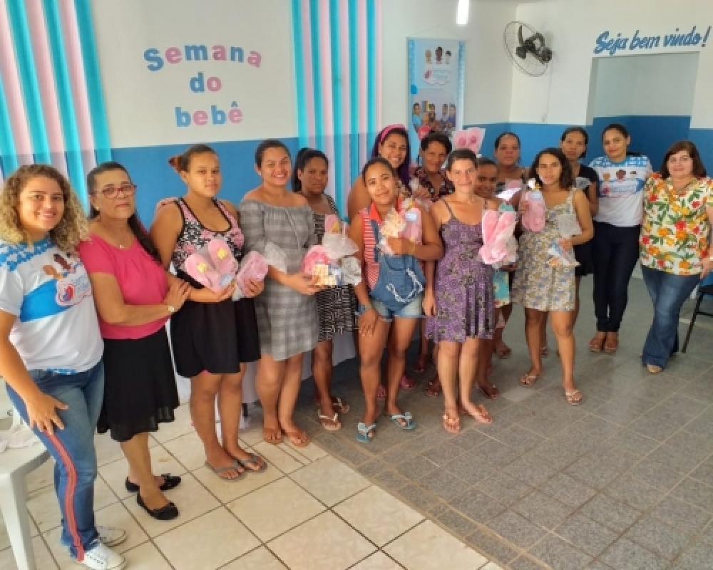 Semana Do Bebê: CRAS Luziápolis promove diversas atividades com o grupo de gestantes