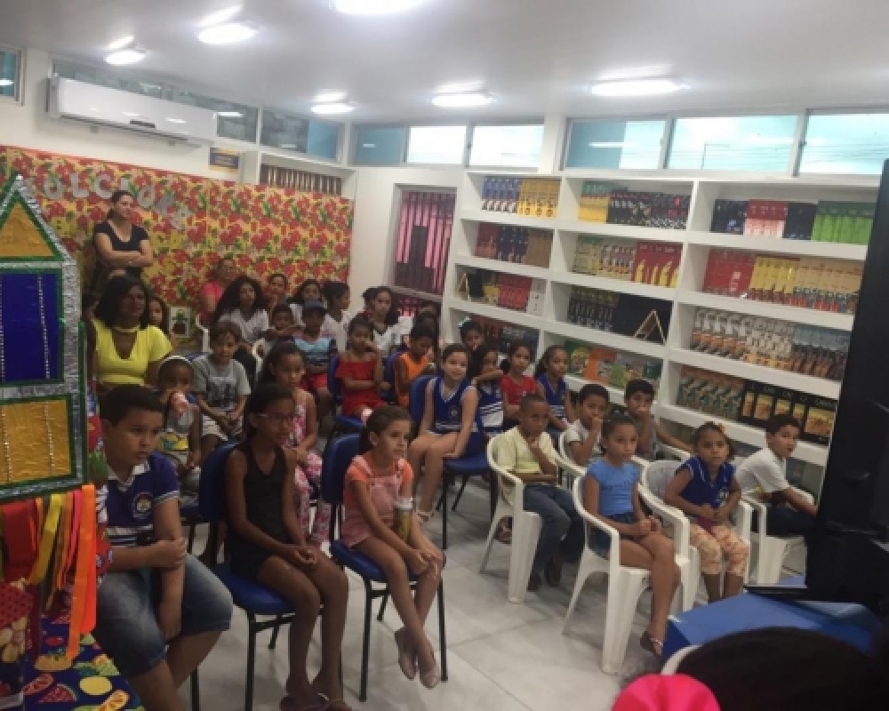 Biblioteca de Luziápolis realiza culminância do Projeto sobre o Folclore Brasileiro