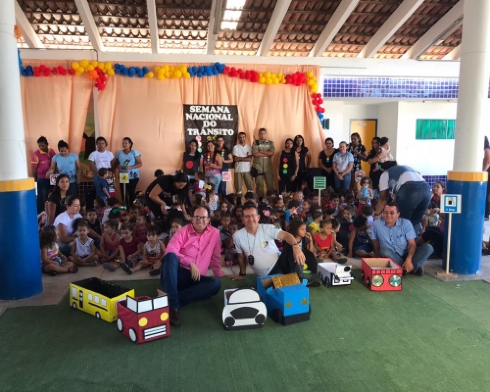 Centros e Escolas de Educação Infantil desenvolvem ações na Semana Nacional de Transito