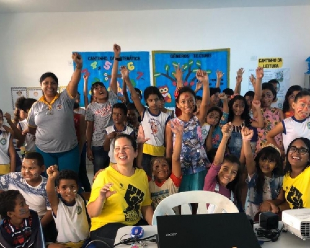 Assistência Social realiza o Projeto Não ao Preconceito com alunos da Escola Municipal João Paulo II