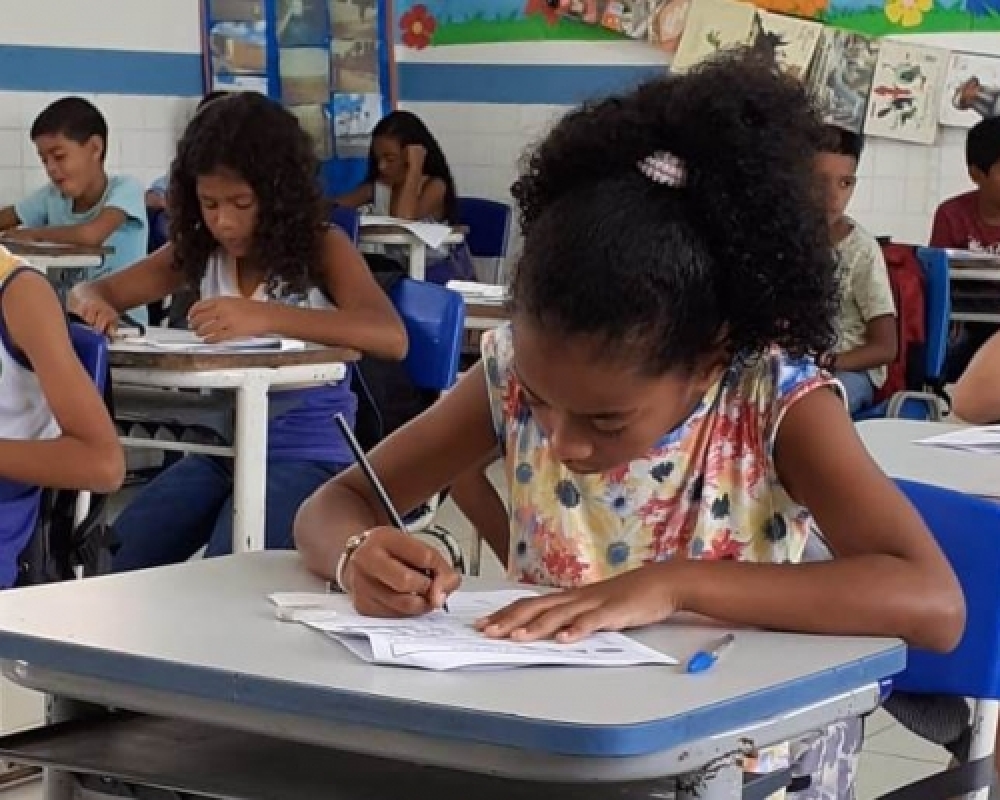 Estudantes dos 5º e 9º anos da Rede Municipal de Ensino de Campo Alegre participaram do 4º simulado