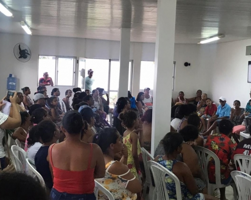 Moradores do residencial João José Pereira participam de reunião do Projeto Social 