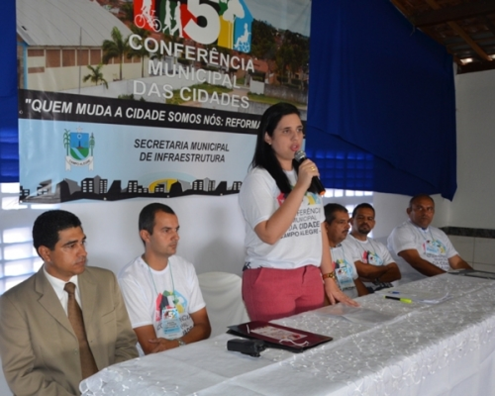 Prefeitura de Campo Alegre realizou a 5ª Conferência Municipal das Cidades 