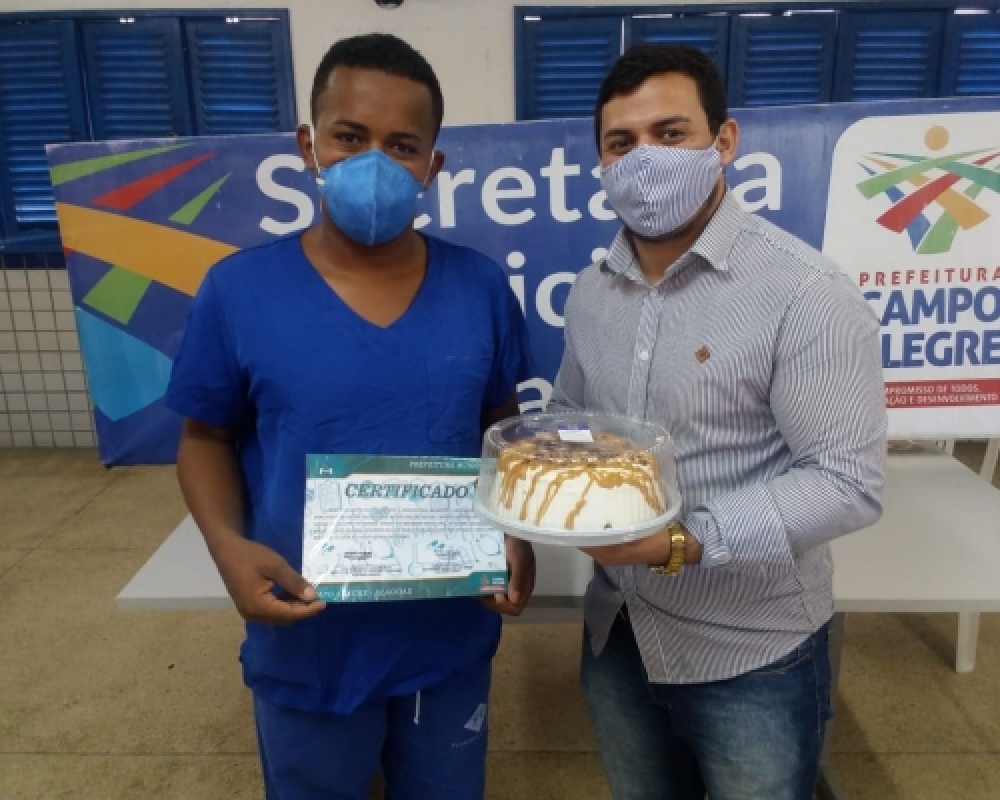 Secretaria de saúde realiza homenagem para voluntários que atuaram nas barreiras sanitárias