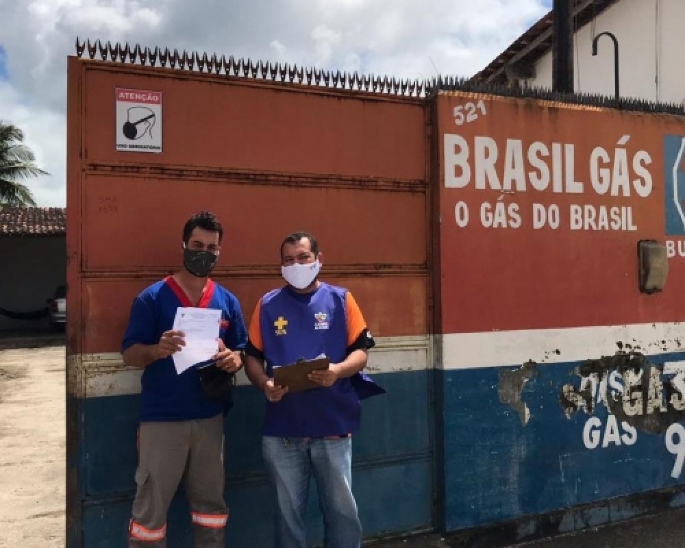 Setor de Tributos realiza fiscalização em estabelecimentos que comercializam Gás de cozinha