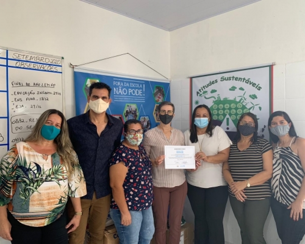 Campo Alegre recebe Certificado de reconhecimento público pelas ações de Busca Ativa Escolar