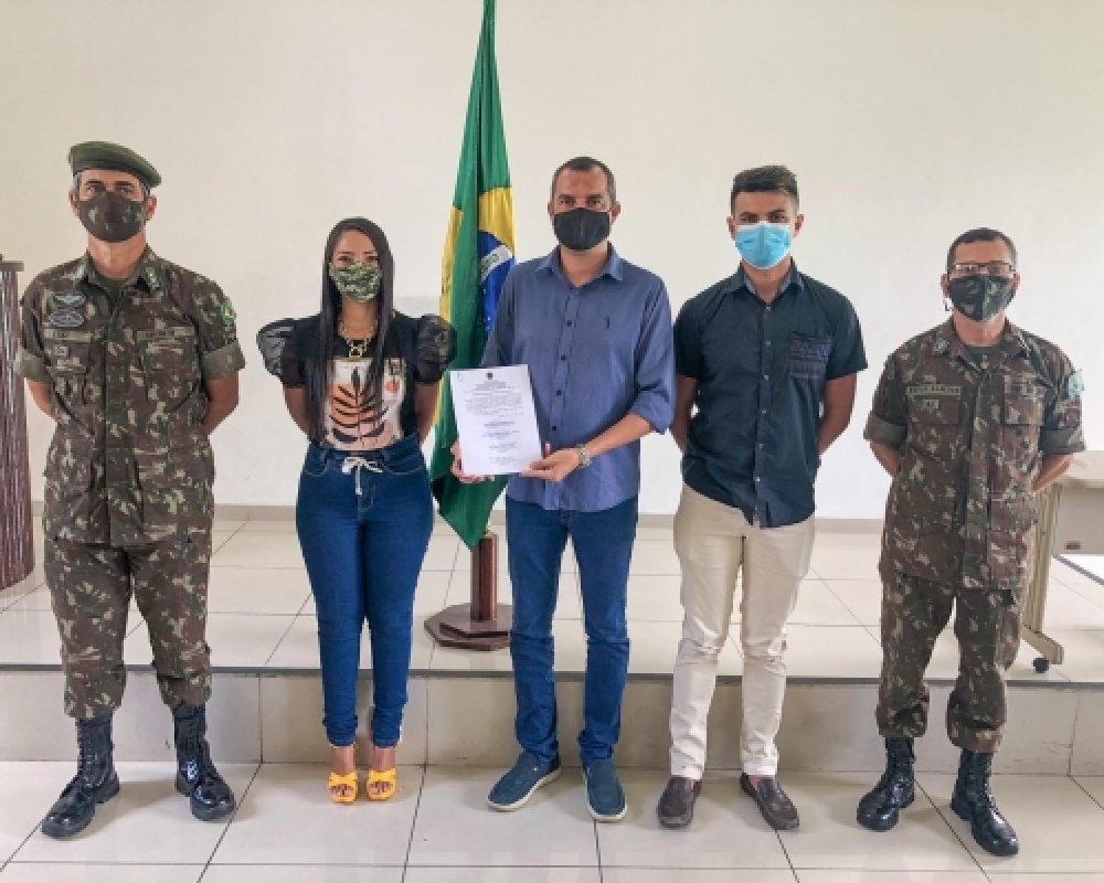 Prefeito Nicolas Pereira toma posse como presidente na Junta de Serviço Militar