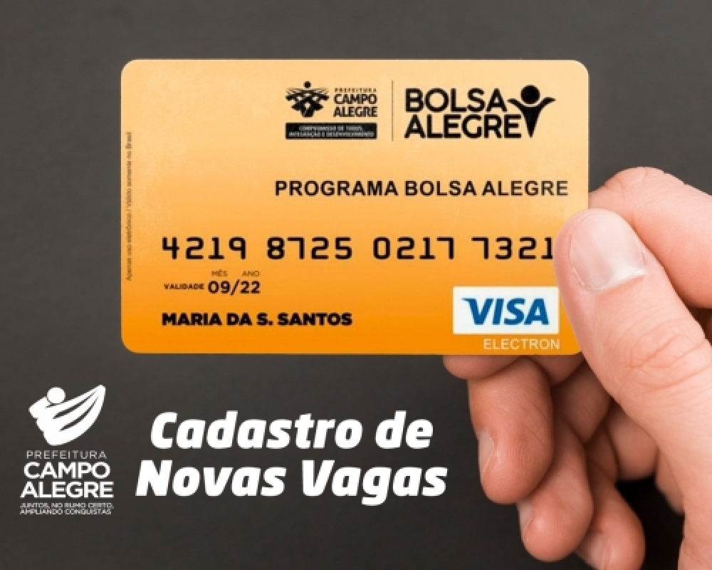 Secretaria de Assistência Social anuncia cronograma de novos cadastros para o Bolsa Alegre