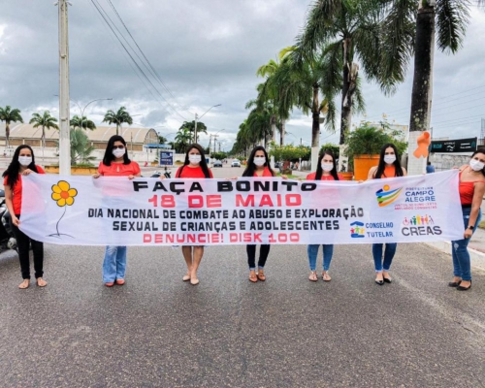 CREAS e Conselho Tutelar realizam ações de Combate ao Abuso e Exploração Sexual Infantojuvenil