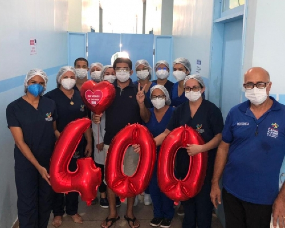 Polo Regional de Campo Alegre atinge a marca de 400 pacientes recuperados da Covid-19