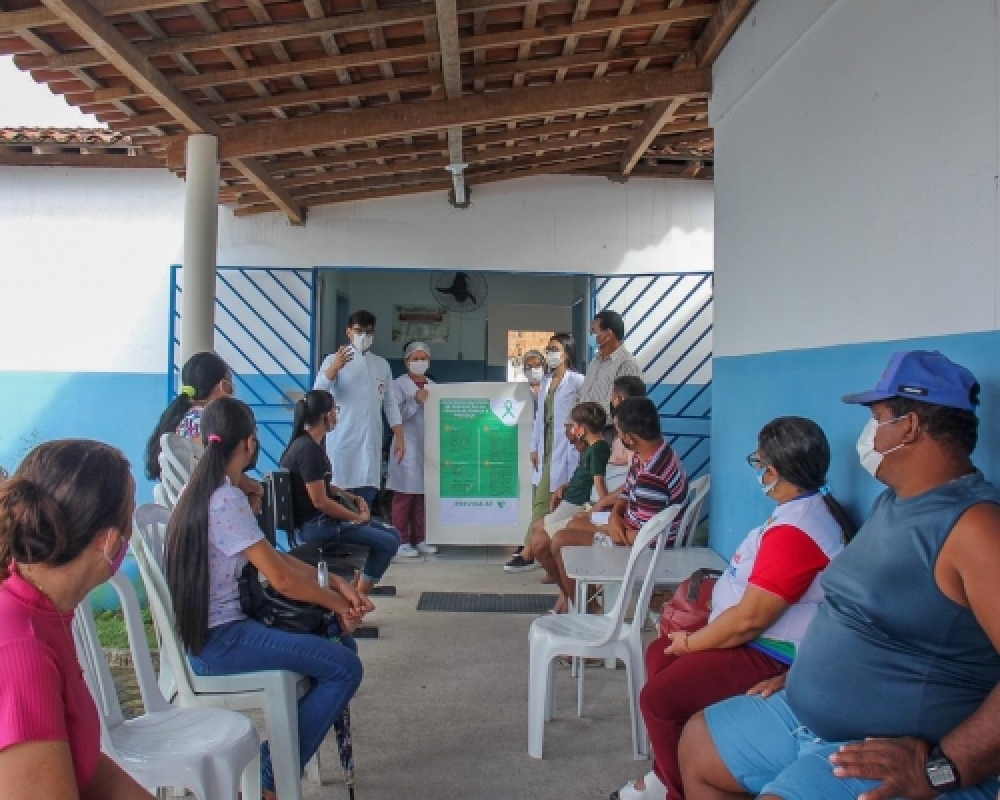 Equipe da UBS José Egídio promove palestra sobre a Campanha Julho Verde