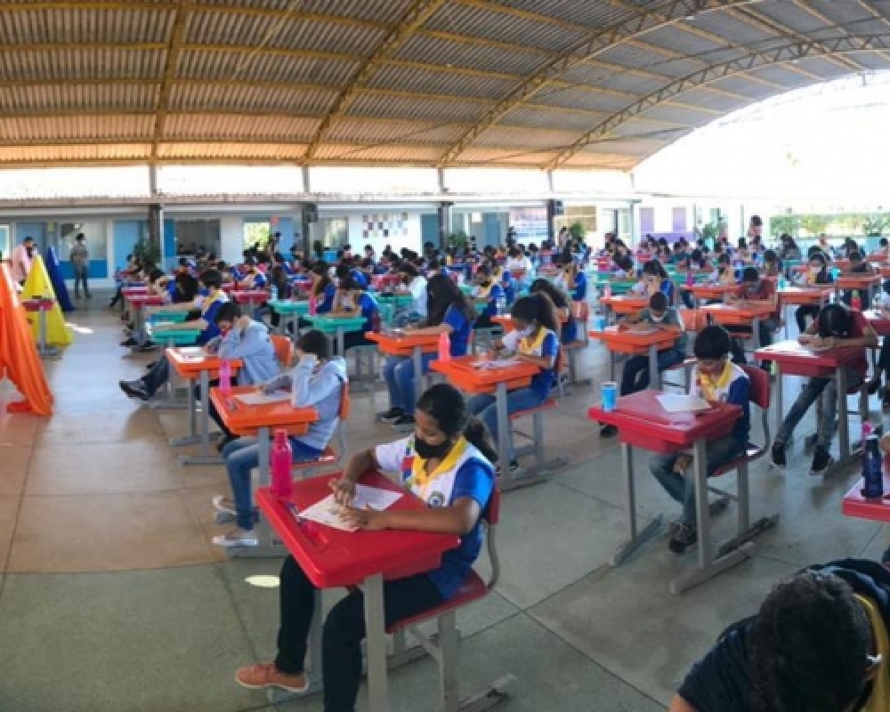 Estudantes da Rede Municipal de Ensino realizam a primeira fase da 16ª edição da OBMEP