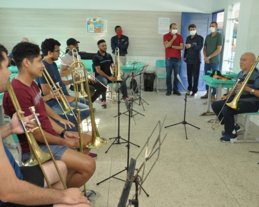 Campo Alegre sedia edição das oficinas do Pró Bandas Alagoas para músicos locais e da região