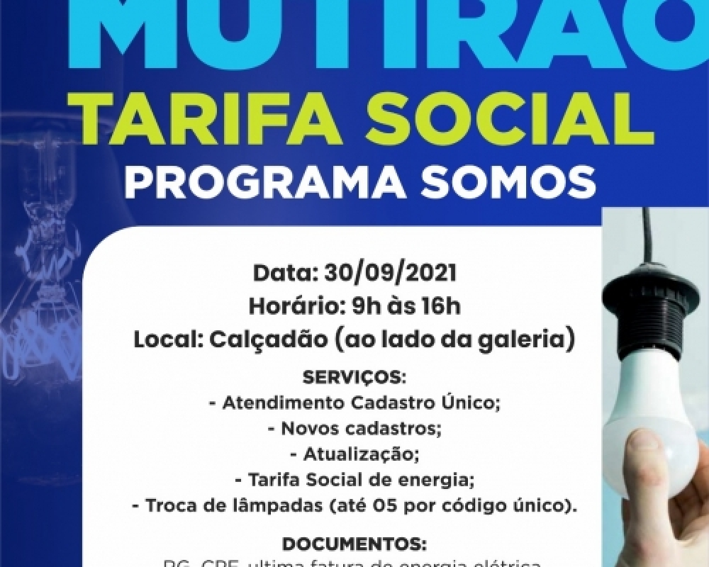 Equatorial Energia realizará ação de cadastro na Tarifa Social em Campo Alegre