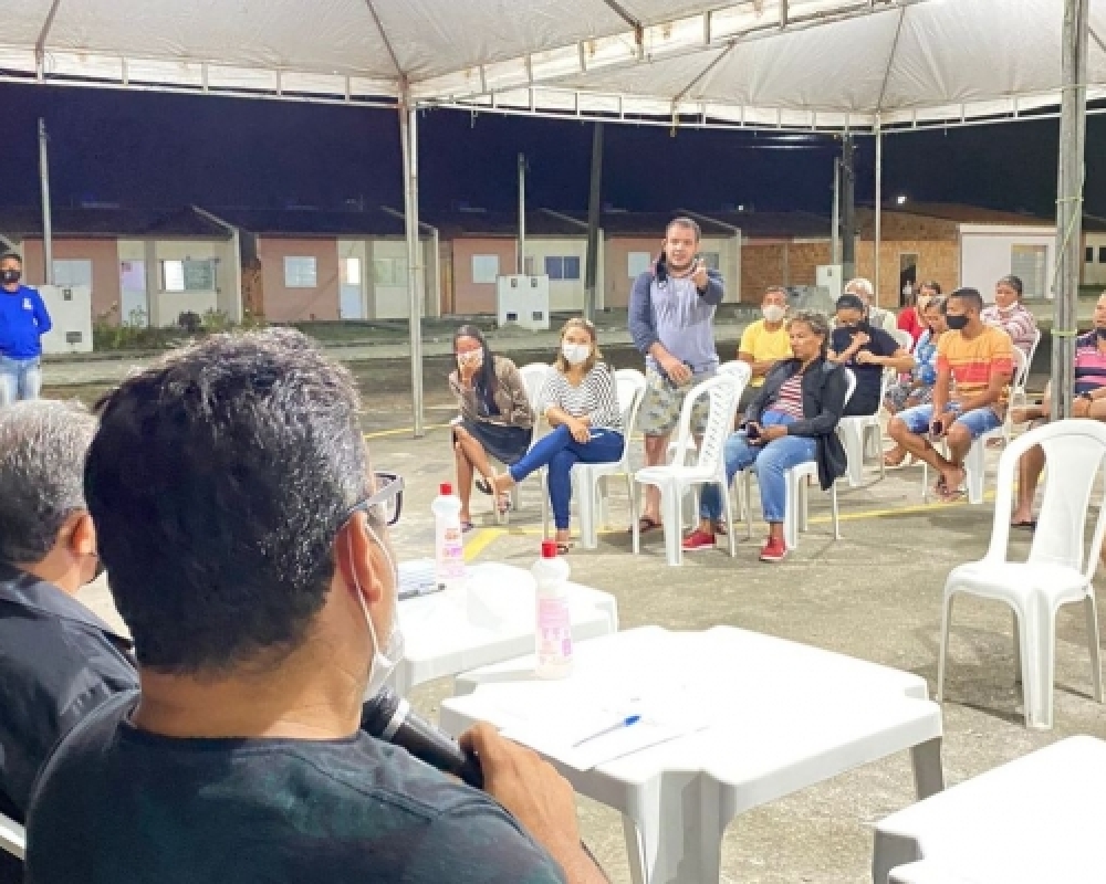 Moradores do Residencial Jorge Gomes participaram de reunião com as forças de segurança 