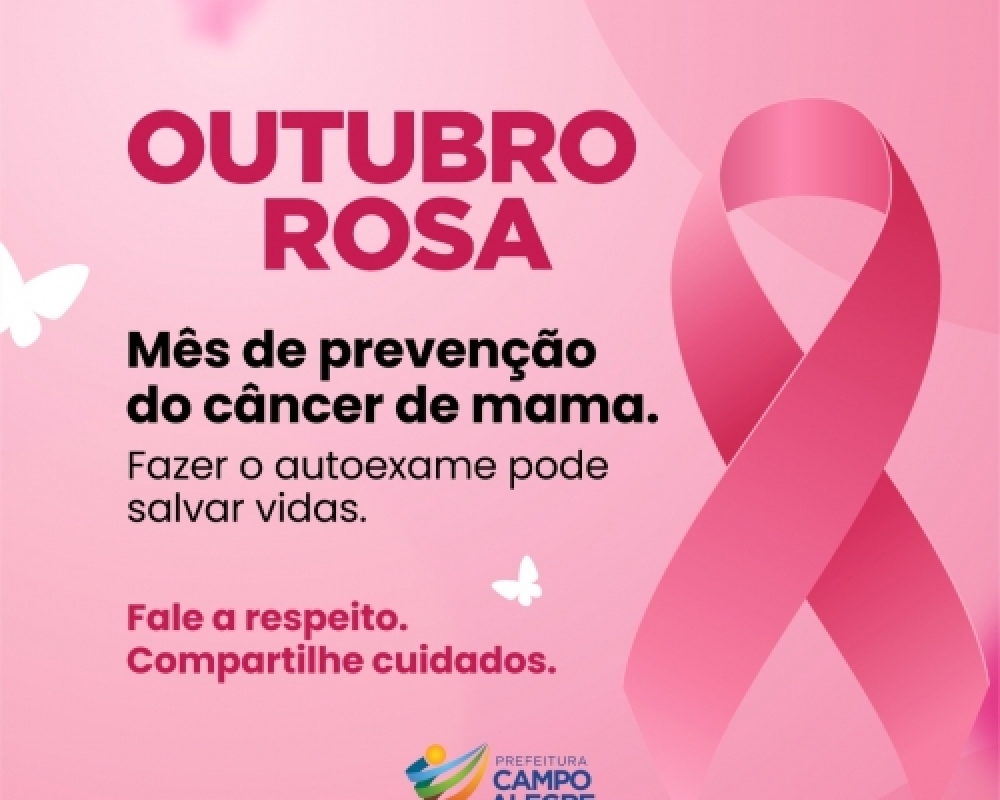 Secretaria de Saúde de Campo Alegre promoverá várias ações durante o mês de Outubro 