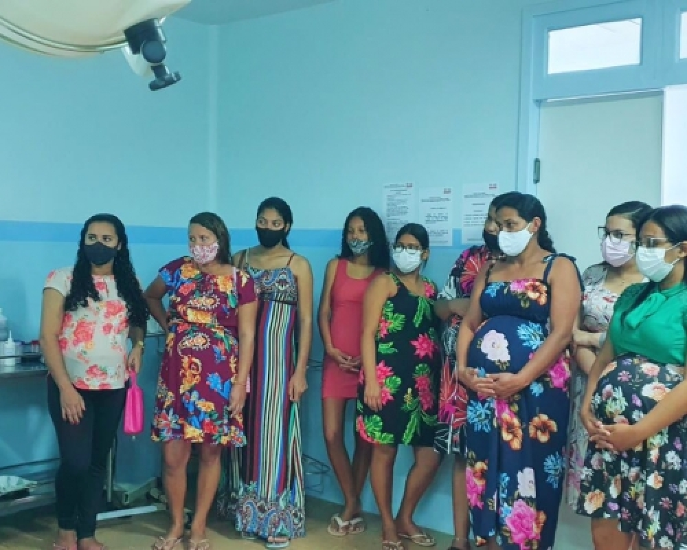 Mais um grupo de gestantes participa de visita a Maternidade da Unida Mista Senador Arnon de Melo