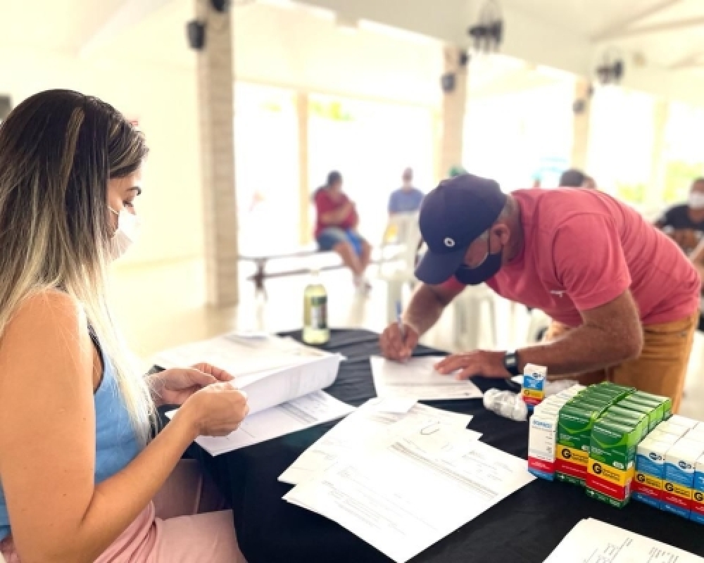 Secretaria de Saúde realizou mais uma entrega de colírios para os pacientes de Glaucoma