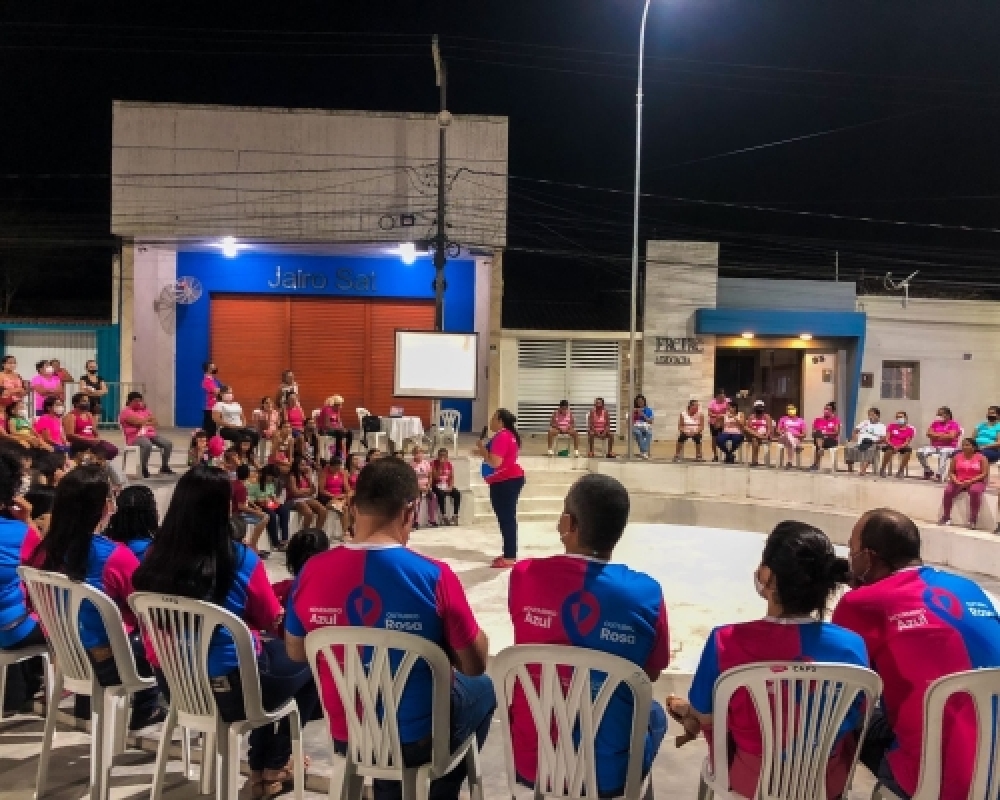 Secretaria de Saúde realizou grande ação em alusão a Campanha Outubro Rosa