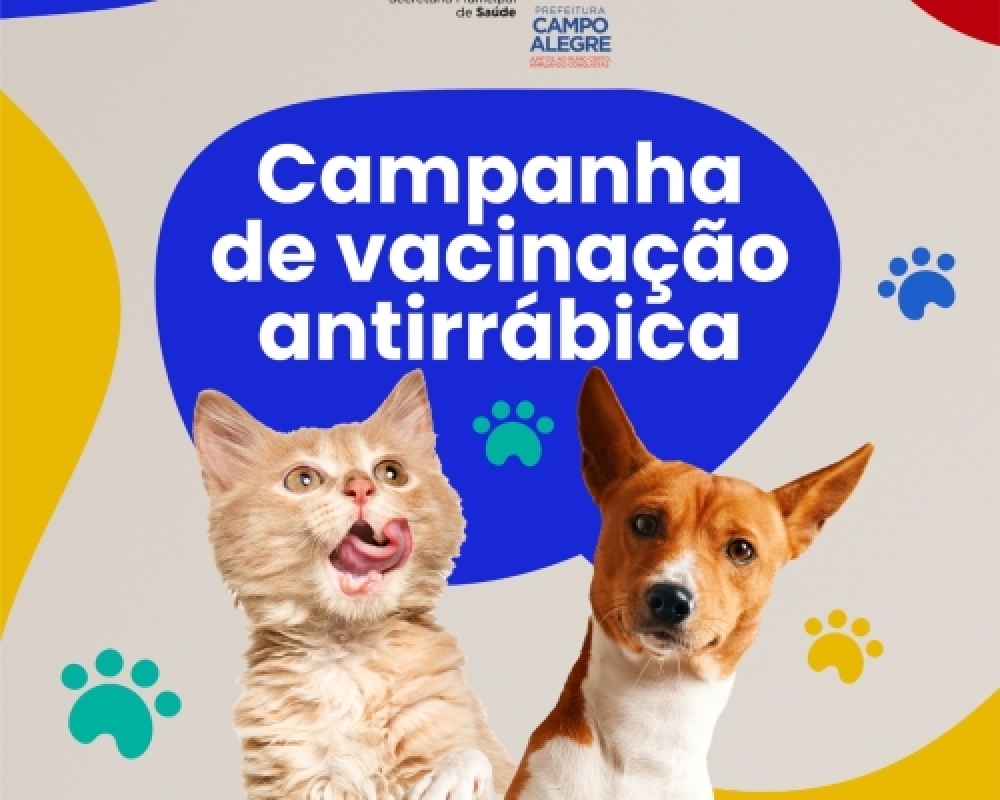 Secretaria de Saúde divulga programação da Campanha de Vacinação Antirrábica