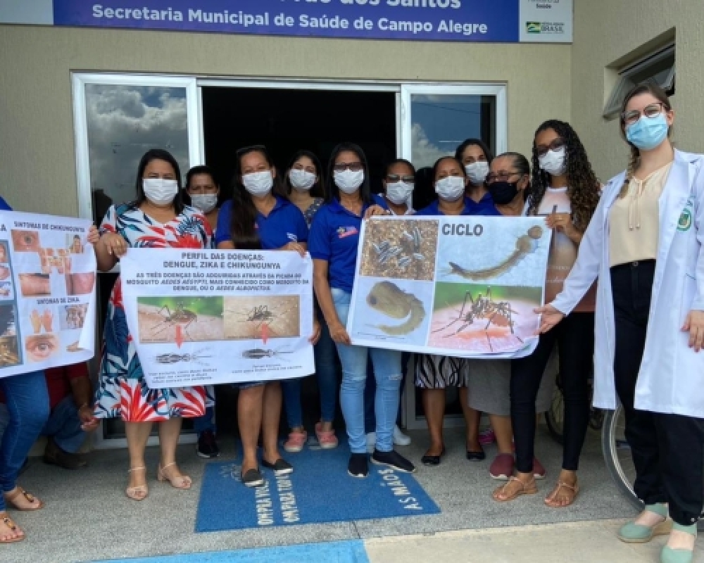 Equipes de Endemias realizam palestras nas Unidades de Saúde sobre o combate a Dengue