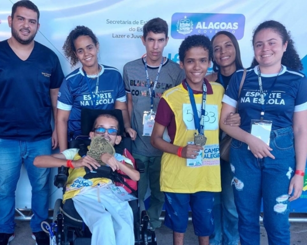 Alunos do Espaço Crer e Ser são Destaque nos Jogos do Paradesporto de Alagoas 