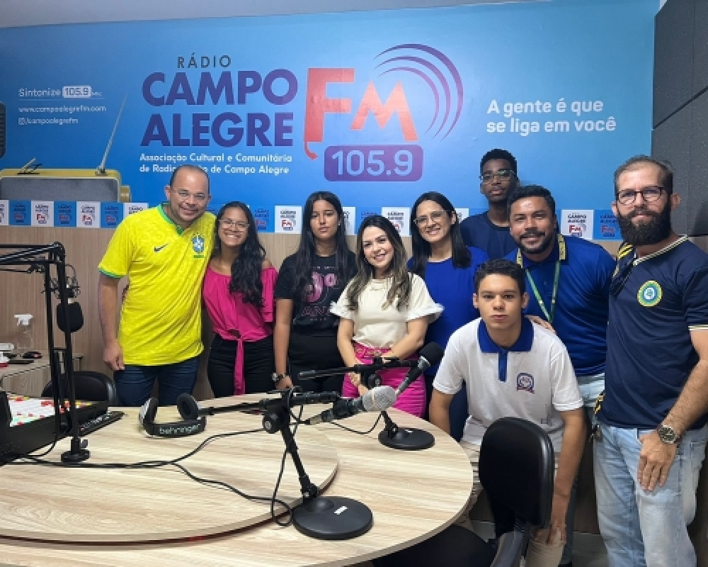 Membros do Conselho da Juventude participam do programa Ouvindo a Juventude na Rádio Campo Alegre FM