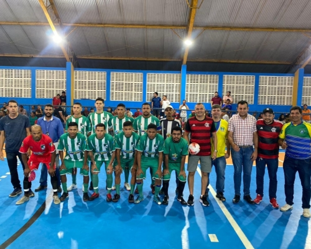 Prefeitura realiza a abertura do Campeonato de Futsal Masculino do Distrito Luziápolis 2023
