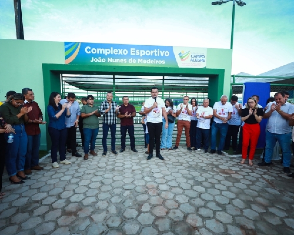 Desportistas do Povoado Chã da Imbira ganham novo Complexo Esportivo entregue pela Prefeitura