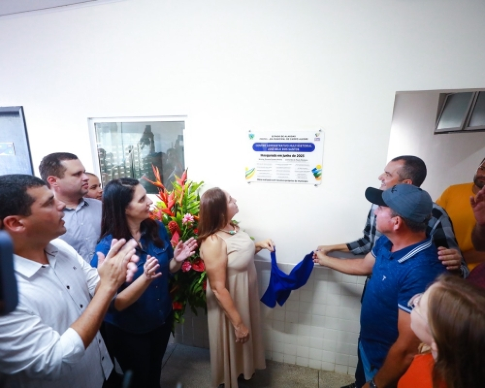 Prefeitura realizou a inauguração do Centro Administrativo do Povoado Chã da Imbira