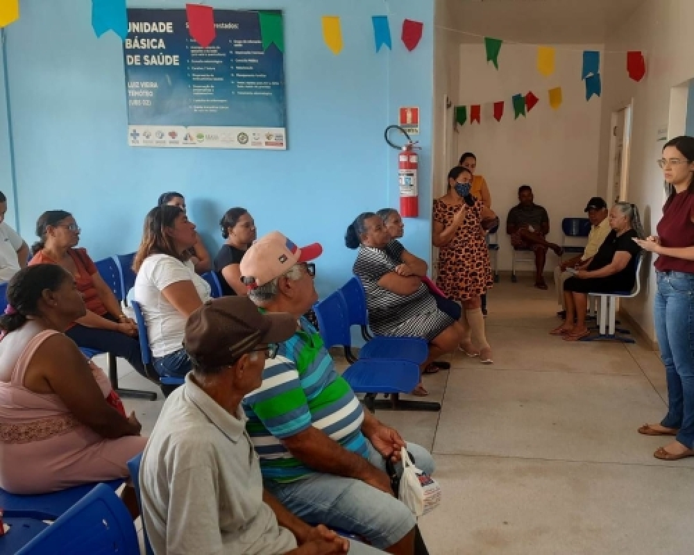 Equipe do Cadastro Único realizou Roda de conversa na Unidade Básica de Saúde Luiz Vieira