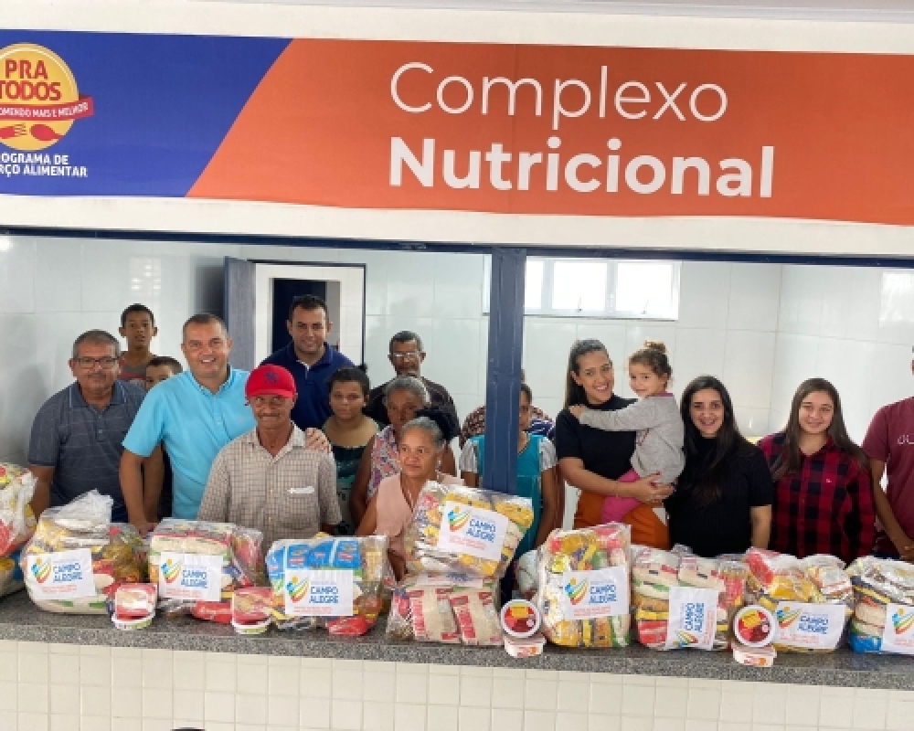 Prefeitura de Campo Alegre realizou a entrega 1300 cestas básicas pelo programa Bolsa Alegre