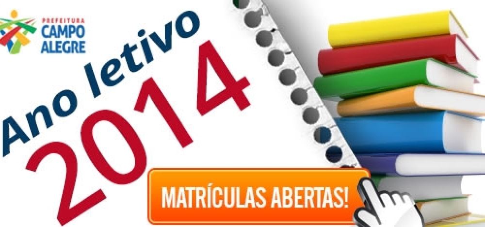 Abertas as matrículas em todas as escolas da Rede Municipal de Ensino para o ano letivo 2014
