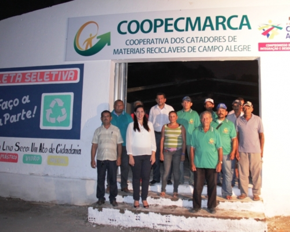 Prefeitura inaugura Sede da Cooperativa dos Catadores de Materiais Recicláveis de Campo Alegre