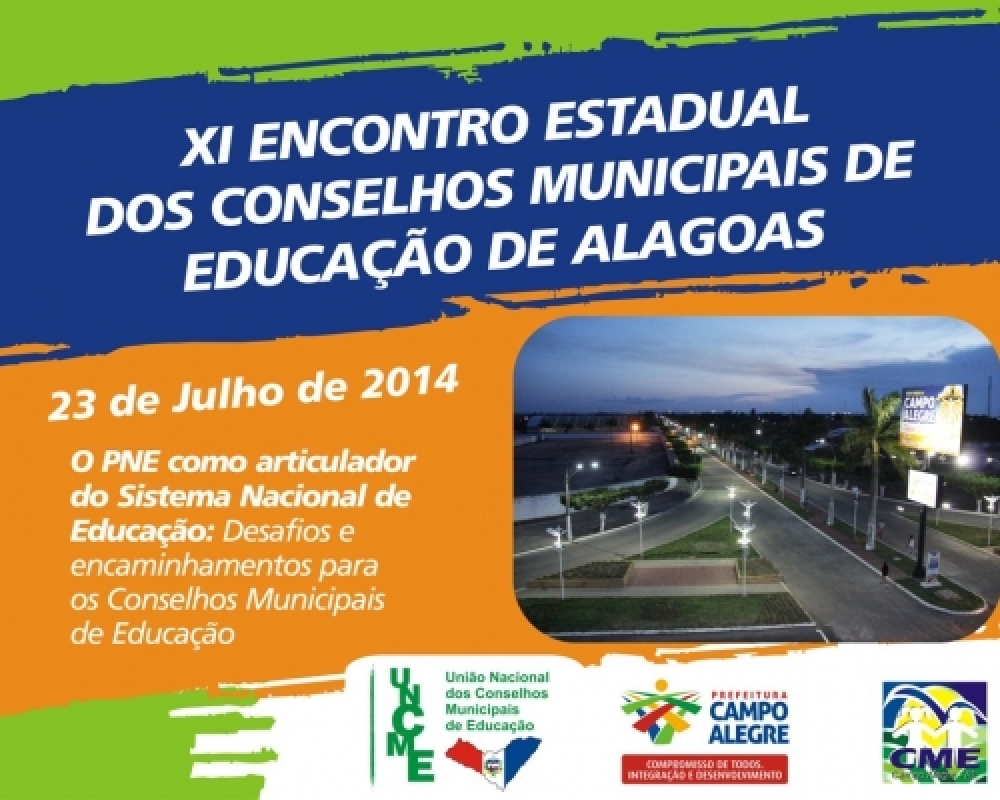 Campo Alegre sediará XI Encontro estadual dos Conselhos Estaduais de Educação de Alagoas